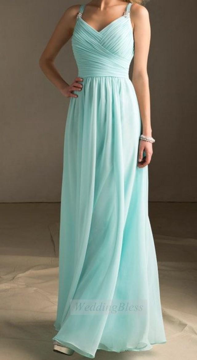 tiffany blue bridesmaid dress