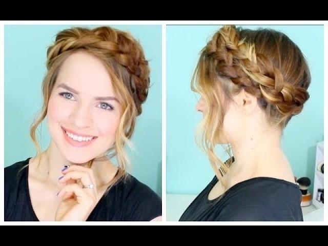 Hair How To Easy Crown Braid 2150062 Weddbook