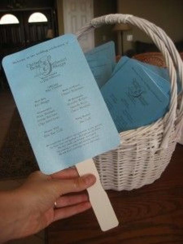 DIY DIY Wedding Program Fans 2152317 Weddbook diy-diy-wedding-program-fans-2152317-weddbook