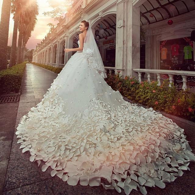 30 Days Redesigned For You Wedding Dress For Bride 1000 Pieces Hand