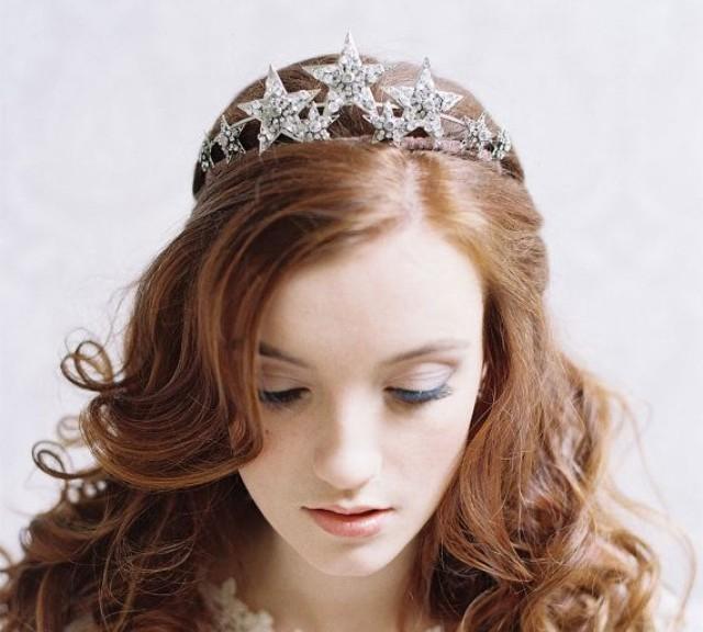 Bridal Star Tiara, Rhinestone Bridal Crown Stargazer Style No. 1970 2163836 Weddbook