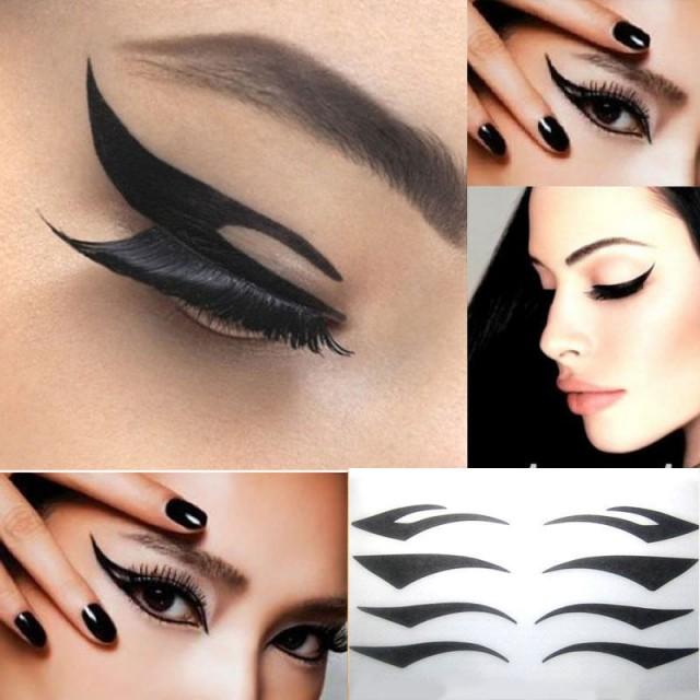 80 Pair Eyeliner Eyeshadow Stickers Sealed/4 Style Per Package 2164721
