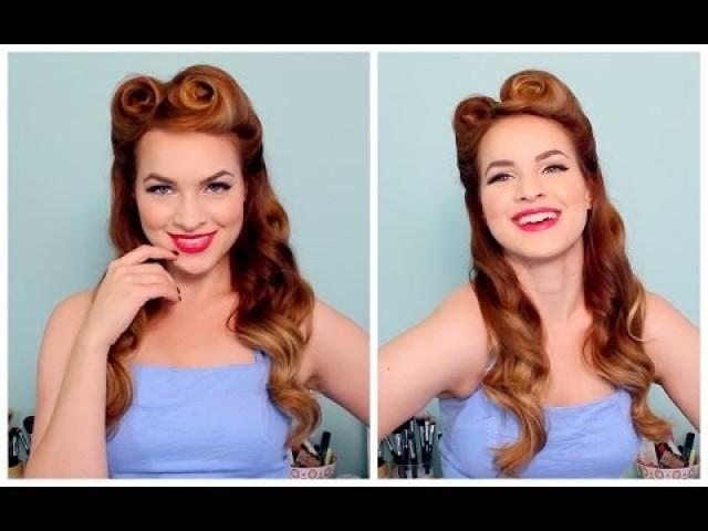 Halloween 1940 S 50 S Pinup Hair And Makeup 2173239 Weddbook