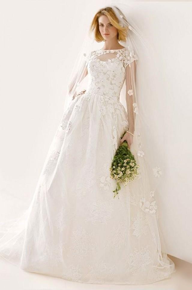 Stunning Floral Wedding Veil 