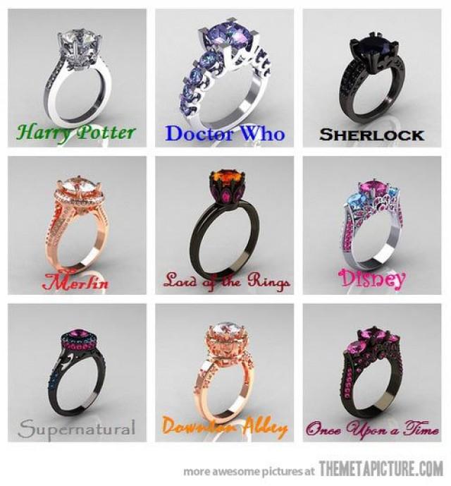 Engagement Photos Geek Engagement Rings… 2182194 Weddbook