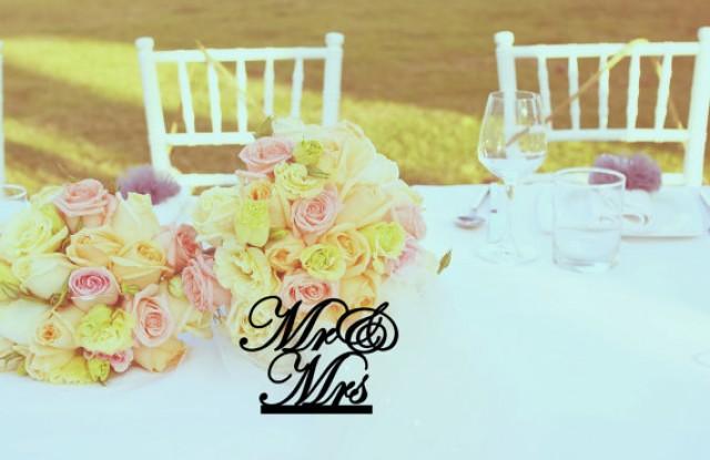 Mr And Mrs Head Table Wedding Sign 2184216 Weddbook