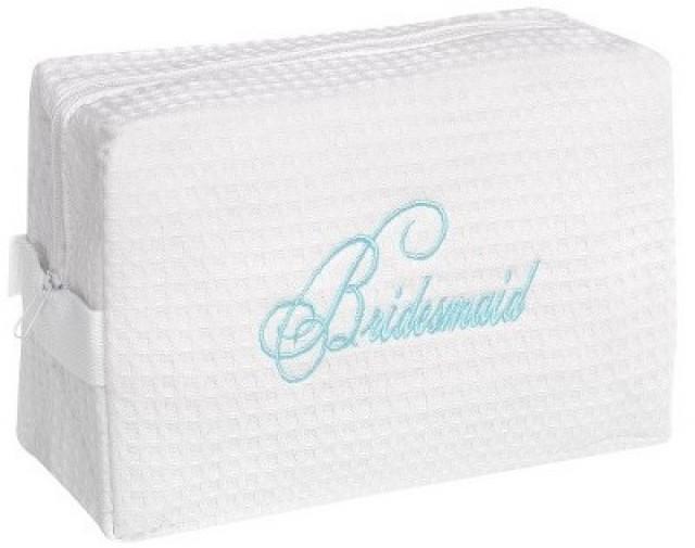 Hortense B. Hewitt Bridesmaid Cosmetic Bag - White #2185833 - Weddbook