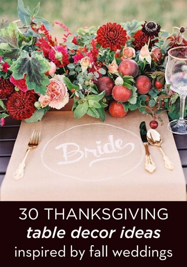 30 Fabulous Fall Wedding Tablescapes To Inspire Your Thanksgiving