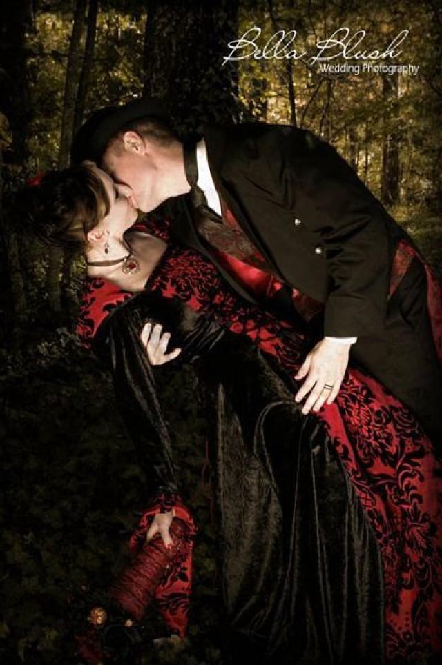 Medieval Renaissance Hooded Gothic Dress Custom Made 2195083