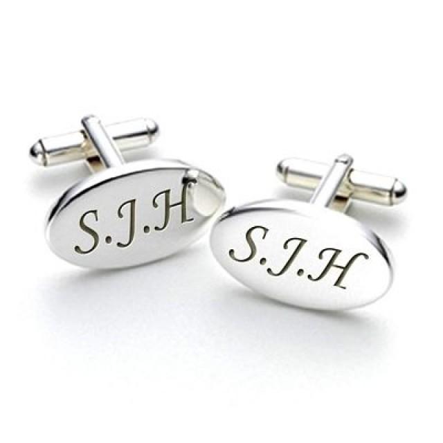 Great Gatsby Wedding A3INT001 Script Initial Cufflinks (ss) 2205256