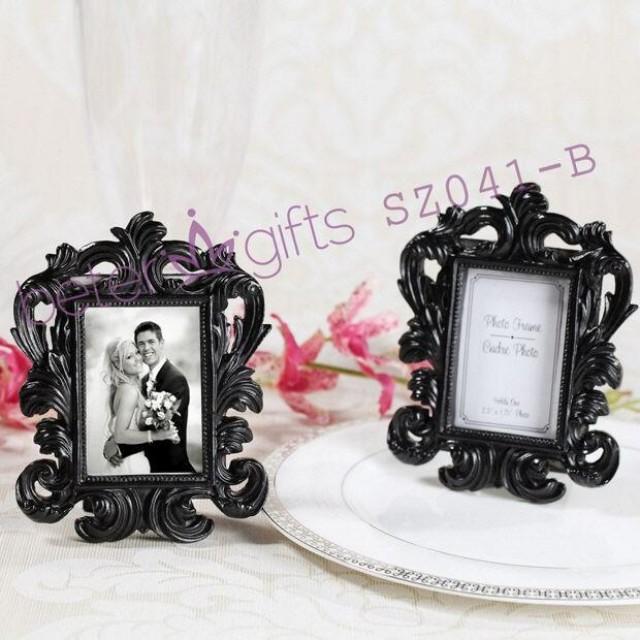 Black Baroque Elegant Place Card Holder/Photo Frame 2207282 Weddbook