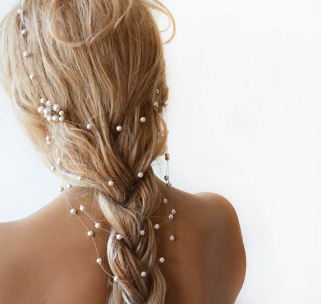 wedding hair bands pearl