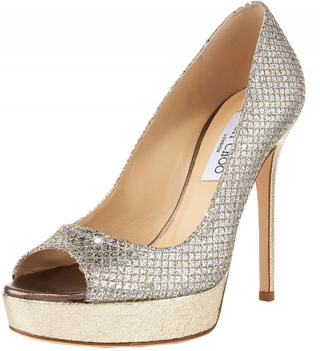Jimmy Choo Jimmy Choo Crown OpenToe Platform Pump 2209923 Weddbook