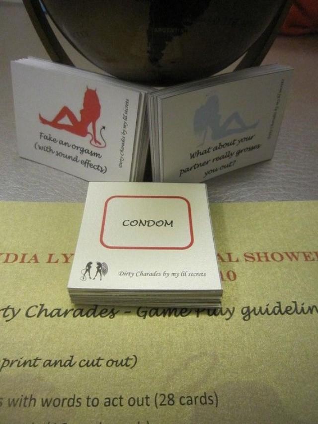add your own ideas to your collections and share with other people - Dirty Charades...