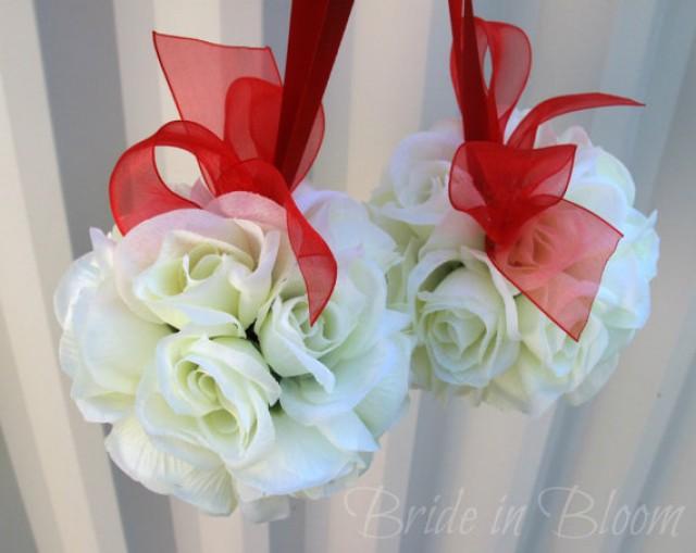 Wedding Flower Balls Pomander Wedding Decorations Ceremony Aisle