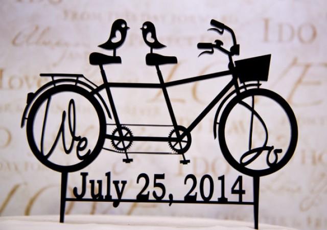 Wedding Cake Topper Bicycle For Two With We Do In The Wheels And Wedding Cake Topper Bicycle For Two With We Do In The Wheels And Your Date 2215520 Weddbook