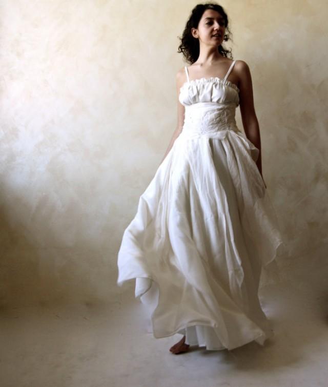Bohemian Wedding Dress Bridal Gown Fairy Wedding Gown Alternative Wedding Dress Hippie Boho Wedding Dress Silk Wedding Dress Plus Size 2215533 Weddbook