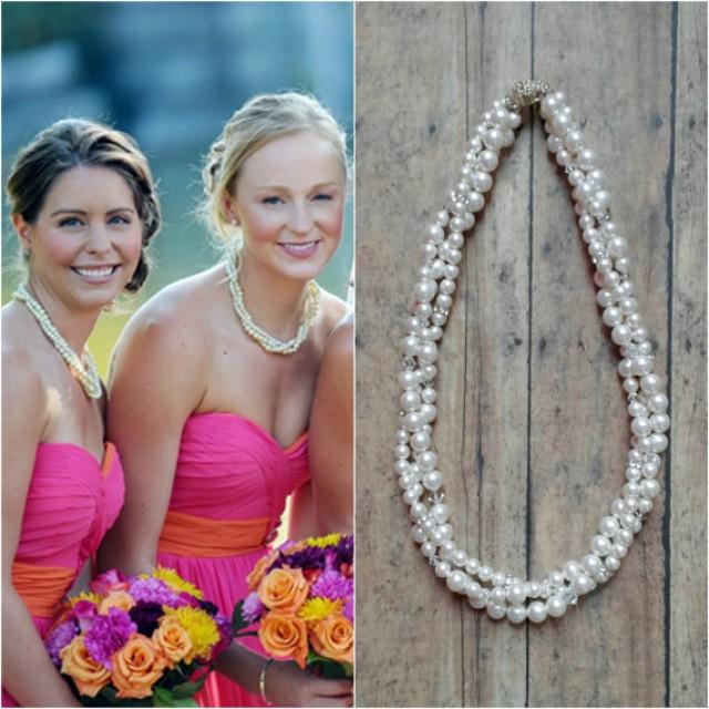 Pearls for bridesmaids sales