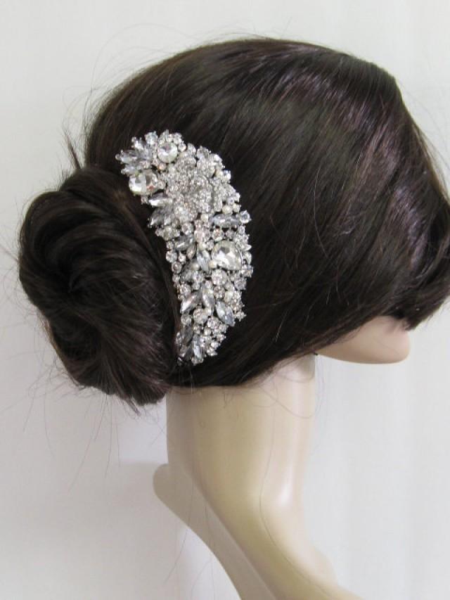 crystal hair accessories for weddings