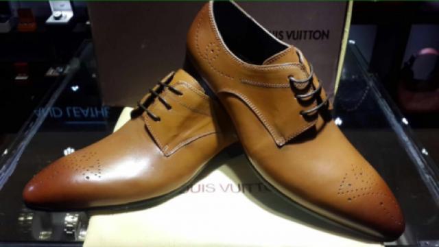 Louis VUITTON Mens LV Dress Tan Brown Leather Shoes From Zapprixfashion #2217464 - Weddbook