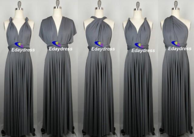 charcoal infinity dress