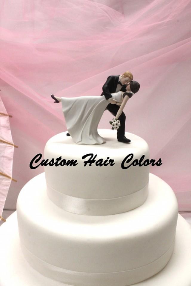 Wedding Cake Topper Personalized Romantic Couple Romantic Dip