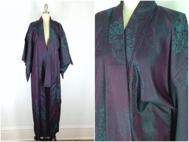 vintage kimono dressing gown