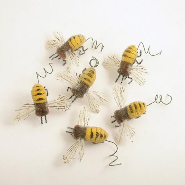 Bumble Bee Picks Bees Wire Stems Wedding Bouquet Corsage Centerpiece Decoration 2220810 Weddbook