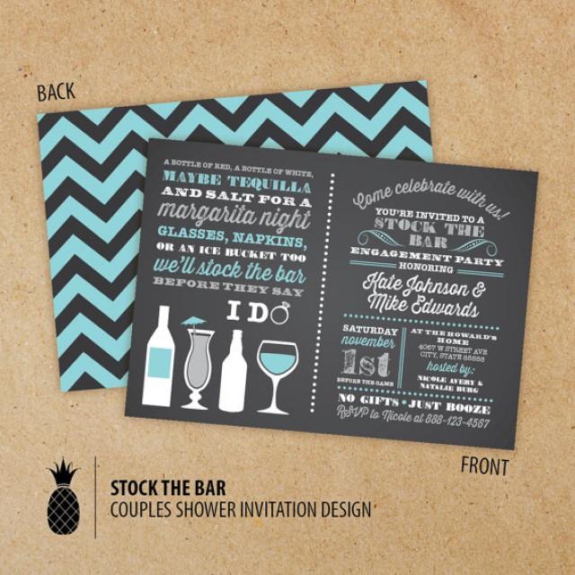 Stock The Bar Couples Engagement Party Invitations #2222616 - Weddbook