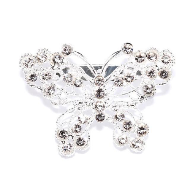 1pc Rhinestone Brooch Embellishments, Rhinestone Butterfly Wholesale