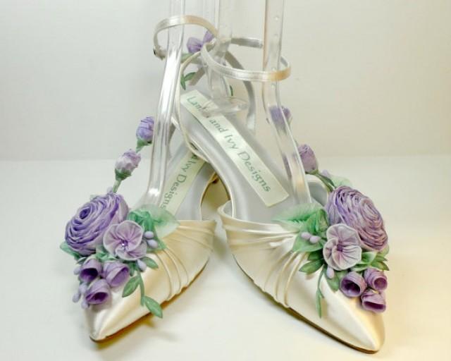 Lilac Wedding Shoes Lilac Bridal Shoes T Strap Bridal Shoes | Etsy | Purple wedding shoes 