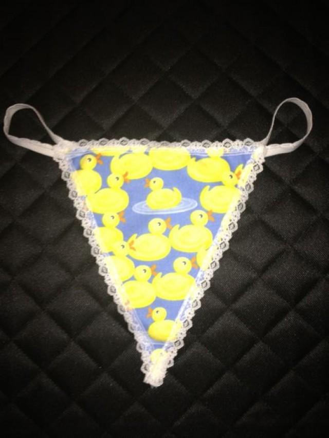 Womens RUBBER DUCKY GString Thong Bath Toy Tub Wedding Lingerie Underwear 2227265 Weddbook