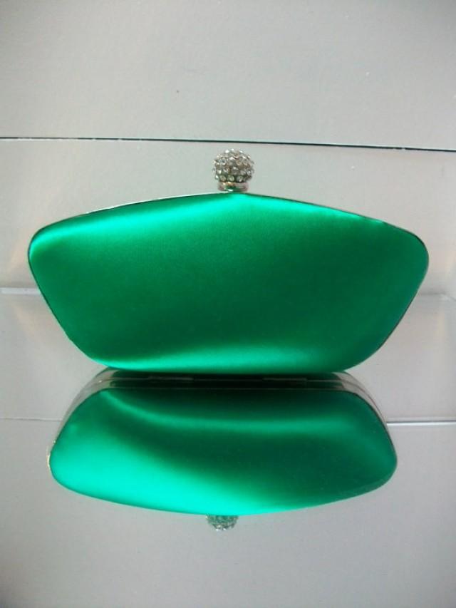 Wedding Clutch Emerald Green Dyeable Clutch Choose From Over 100