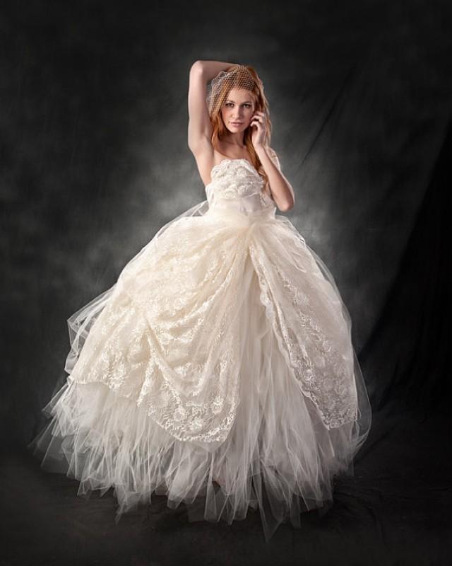 couture tulle gown