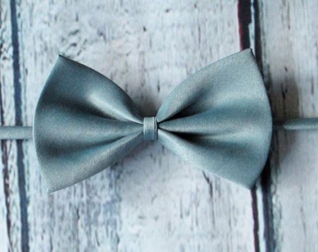 Baby Boys Bow Tie-slate Gray-Easter Bow Tie, Bow Tie For Infants ...