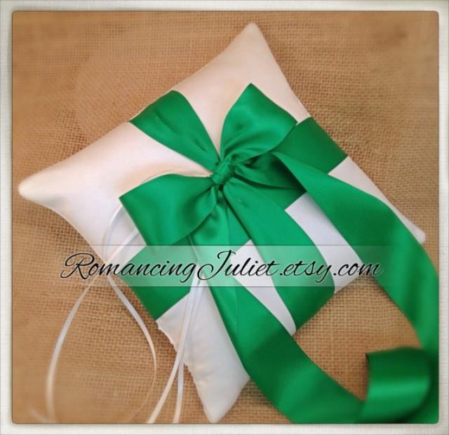 Romantic Satin Ring Bearer Pillow...You Choose The Colors...Buy One Get