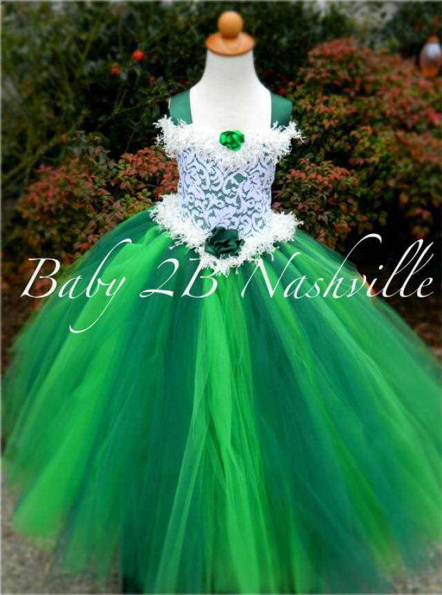 emerald christmas dress