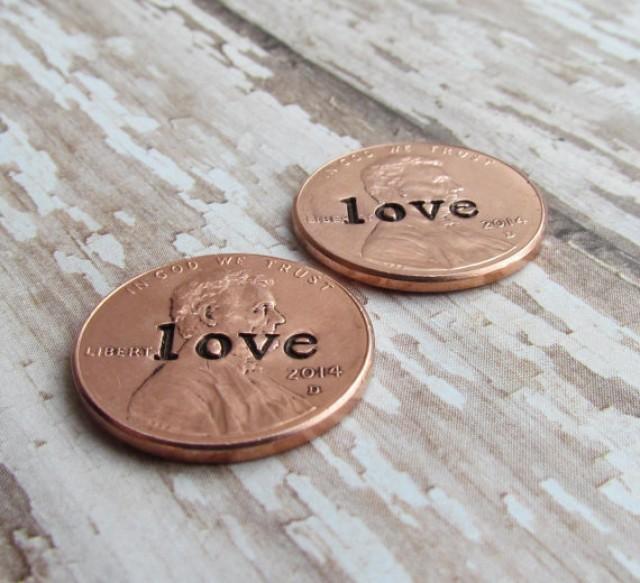 Penny For Her Shoe Wedding Day Lucky Pennies Charm For Bride Groom No