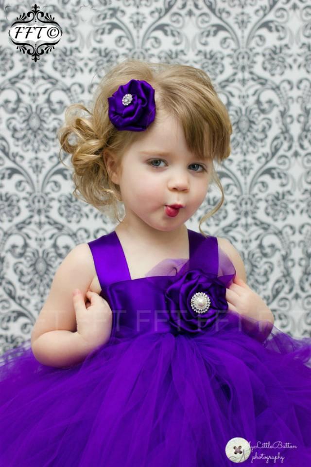 purple colour dress for baby girl