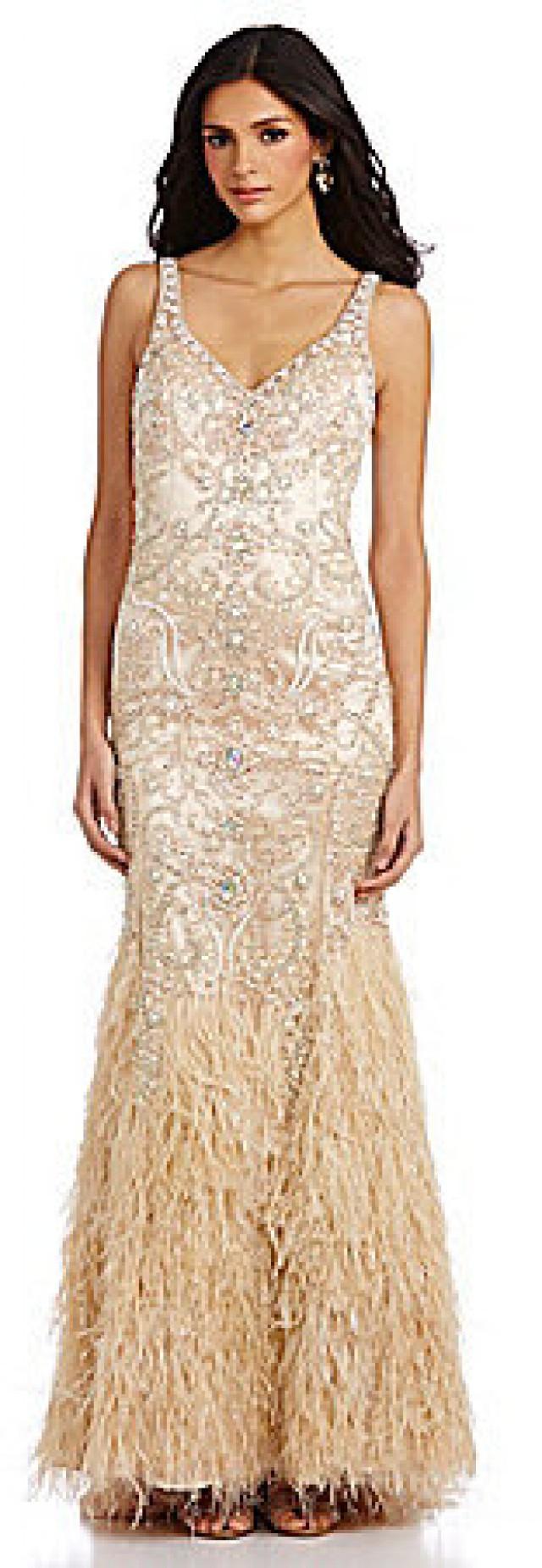 Terani Couture Beaded Feather Gown 2232870 Weddbook