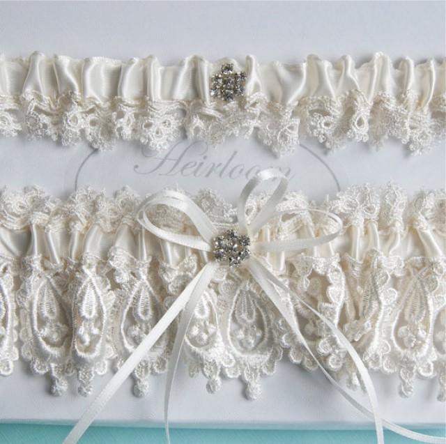 Wedding Garter Set, Lingerie, Garters, Bridal Garters, Weddings Garter