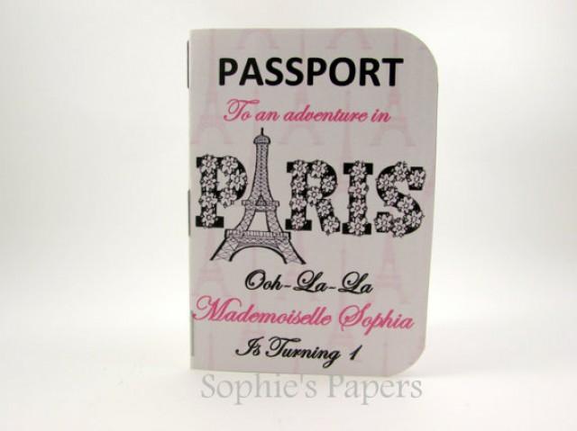 Passport To Paris Invitation Boarding Pass Save The Date Birthday Party Wedding Invitations Baby Shower Quinceanera 2233585 Weddbook