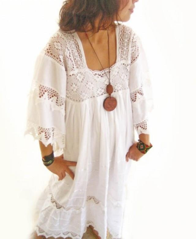 romantic white maxi dress