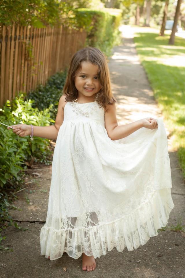 boho baptism dress
