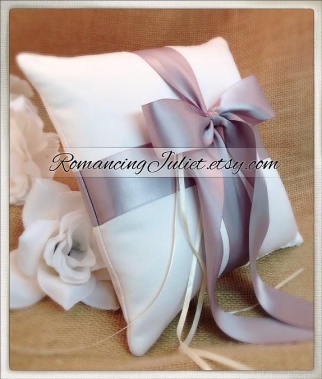 Romantic Satin Ring Bearer Pillow...You Choose The Colors...Buy One Get