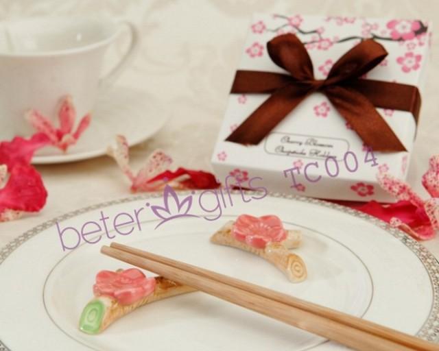 Cherry Blossom Chopsticks Holder(set Of 2) 2235039 Weddbook
