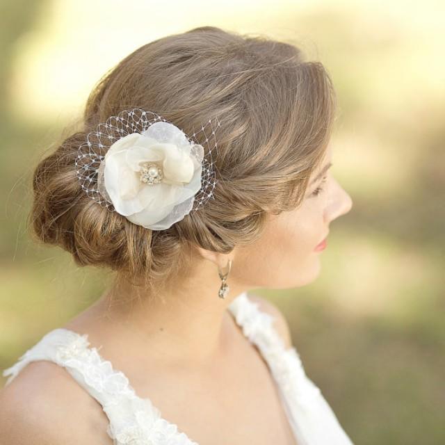 Wedding Hair Flower Fascinator Wedding Hair Piece Bridal Hair Pieces