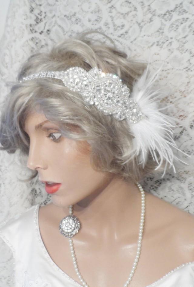 Gatsby Headpiece Gatsby Headband Bridal Headpiece Bridal Headband