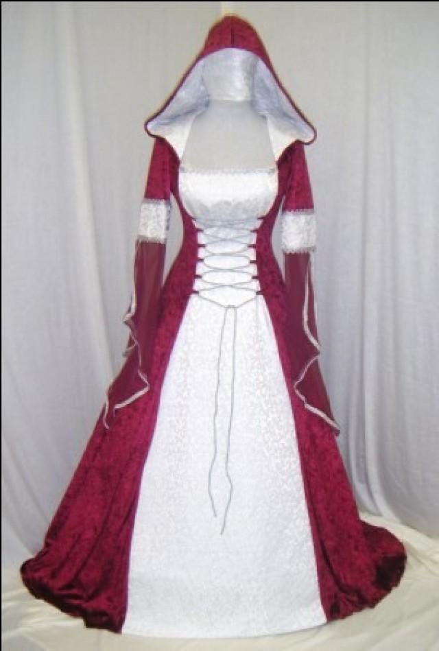 celtic medieval wedding dress