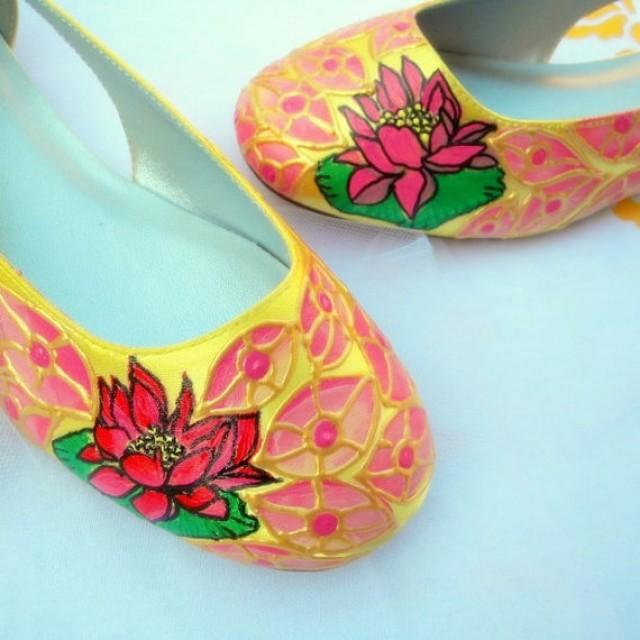 lotus flower shoes